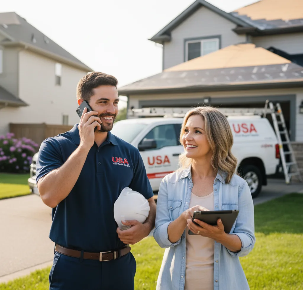 USA Roof Repair Experts customer support in Susquehanna
